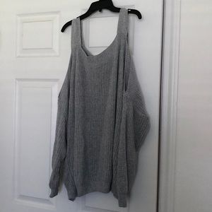 Off Shoulder Knit Jumper